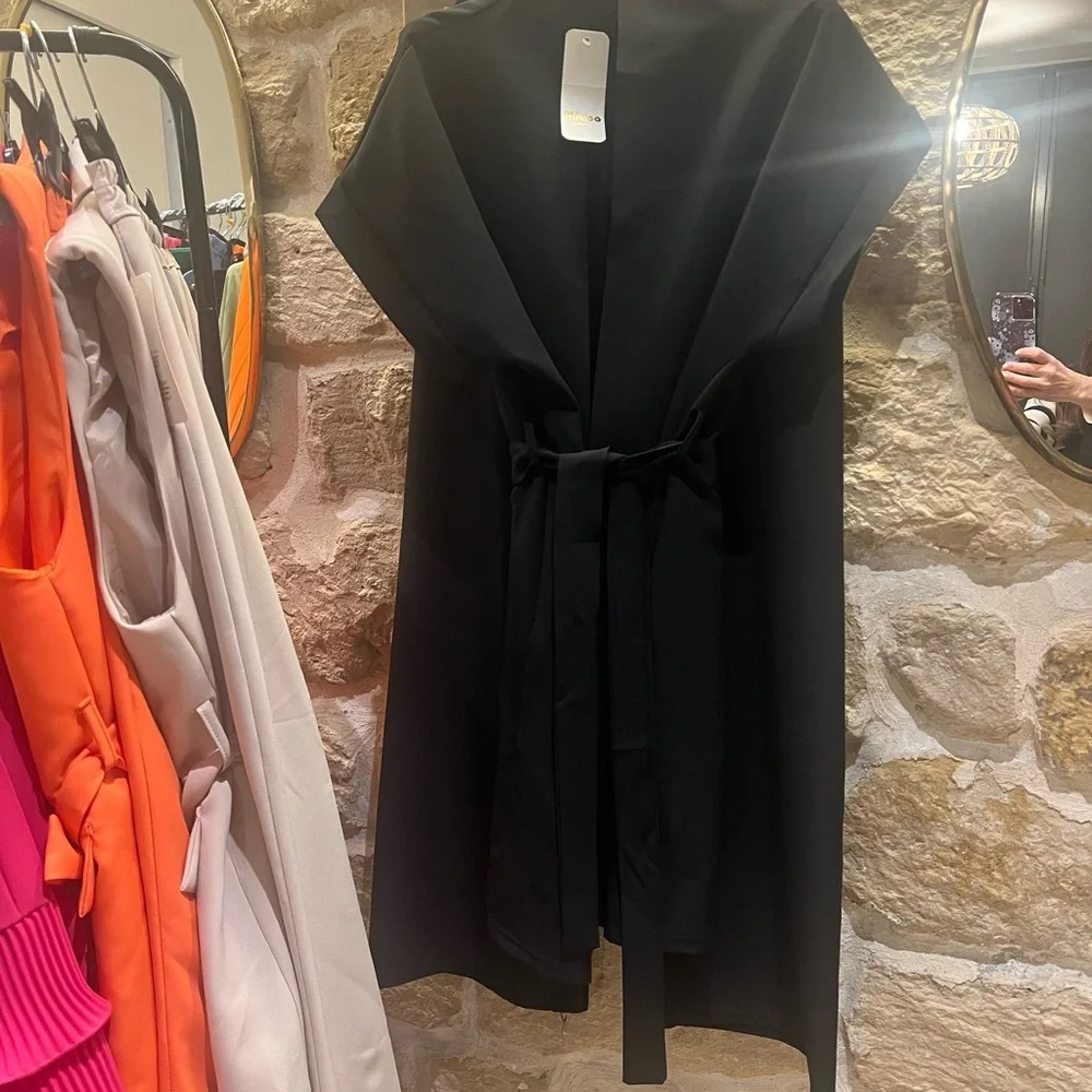 29 LAST ONE MADE IN ITALY PANTS AND BELTED KIMONO SET - Picture 3 of 3